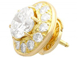 Vintage Illusion Earrings Diamond