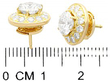 Vintage Illusion Earrings Diamond