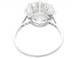 4 Carat Antique Engagement Ring back