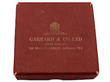 Boxed Emerald and Diamond Brooch