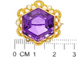 Antique Amethyst and Seed Pearl Brooch