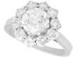 Diamond Cluster Engagement Ring