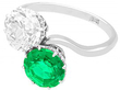 Colombian Emerald and Diamond Ring