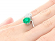 Colombian Emerald and Diamond Ring
