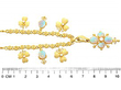 Gold and Opal Necklace size