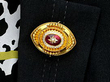  Antique Garnet Brooch Wearing