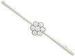 Antique Diamond Bar Brooch Yellow Gold