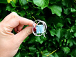 Vintage Aquamarine Brooch White Gold