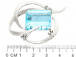 Vintage Aquamarine Brooch White Gold