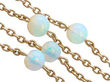 Antique Opal Gold Chain in yellow gold