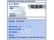 Grading report card for Victorian Brooch 