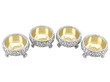 19th Century Sterling Silver Salts