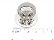 Silver Menu Holder Size