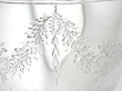 Bright Cut Engraved Silver Goblet Decoration