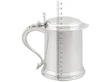 Measurements of Antique Silver Lidded Tankard 