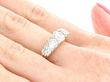 Five Stone Diamond Ring Yellow Gold