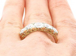 Five Stone Diamond Ring Yellow Gold