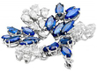 Sapphire and Diamond Brooch