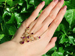 Amethyst and Seed Pearl Necklace Outside 