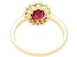 Non Heat Treated Ruby Ring back
