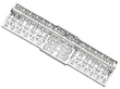Geometric Diamond Brooch UK