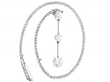 3 Stone Diamond Necklace Platinum