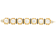 7 Stone Diamond Bar Brooch