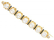 Yellow Gold And Diamond Bar Brooch
