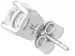 platinum and diamond stud earrings