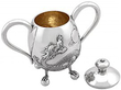 Silver Tea Set with Dragons for Sale