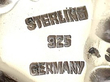 Sterling Silver Owl Ornament Marks