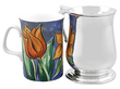18th Century Silver Mug with Cup