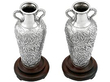 Antique Chinese Vases Silver