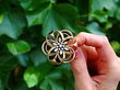 Diamond Yellow Gold Brooch Outside