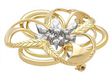 Vintage Diamond and Gold Brooch UK