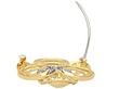 Diamond Yellow Gold Brooch Unhinged