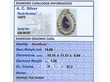 Gemstone Grading Card