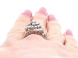 Vintage Cluster Ring Wearing Image