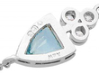 Aquamarine Pendant with Pearls