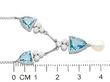 Aquamarine and Pearl Necklace