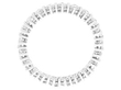 White Gold Full Eternity Ring Vintage 1970s