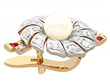 Pearl and Diamond Earrings