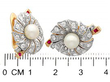 Pearl and Diamond Earrings