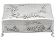 Chinese Silver Jewellery Box 