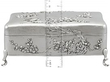 Chinese Silver Jewellery Box 