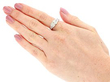 Marquise Diamond Ring White and Yellow Gold Wearing