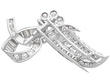 1930s Palladium Brooch