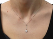 1900s Diamond Pendant Wearing 
