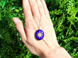 Enamel and Pearl Yellow Gold Locket Outside