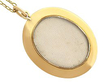 Antique Enamel and Pearl Pendant Reverse 